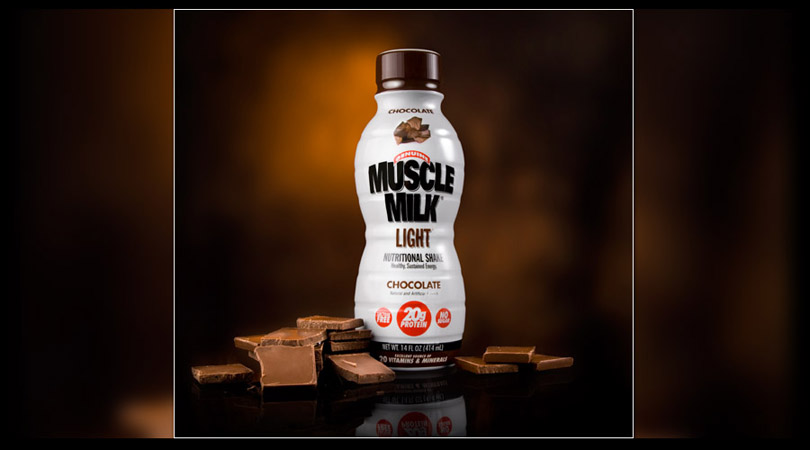 Beverage Photography of Muscle Milk